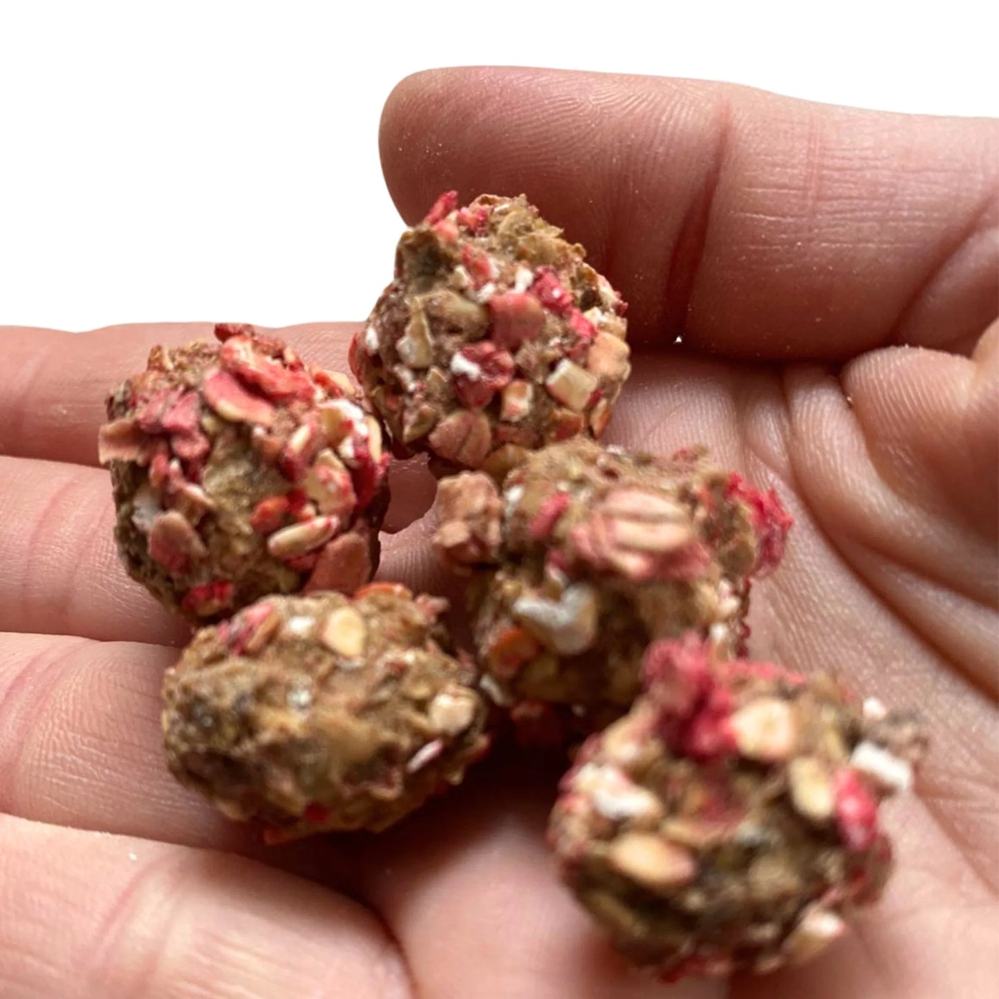 Little Tuna & Turkey Kisses Hundesnack – Größe der Snackkugeln