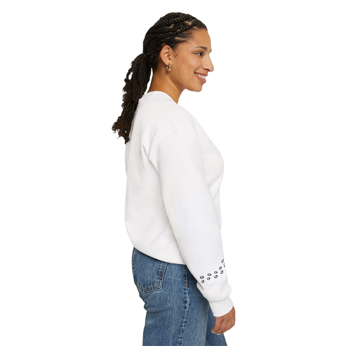 Mama, was machst du? – Sweatshirt mit Hundemotiv