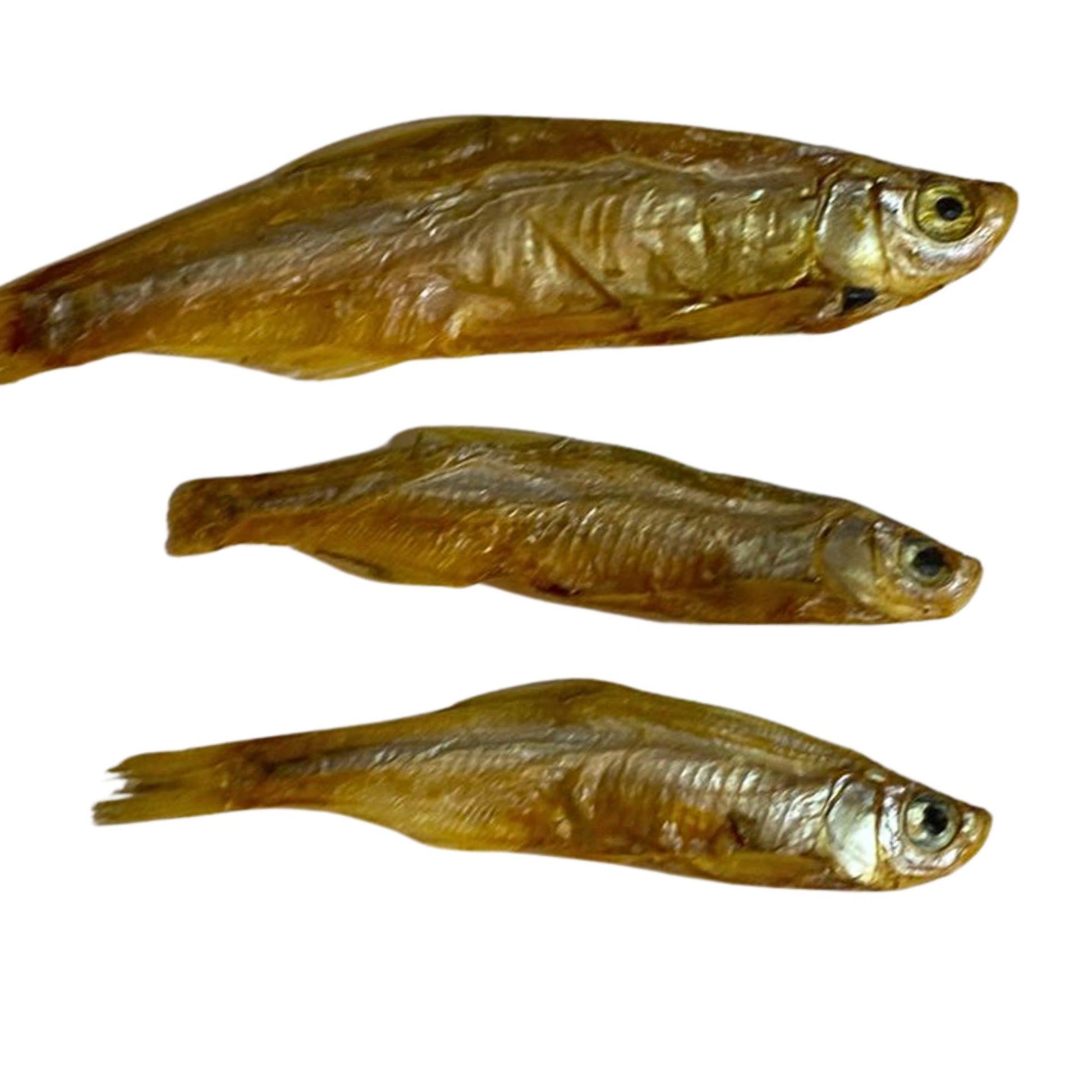 Detailansicht luftgetrockneter Fischsnack für Hunde