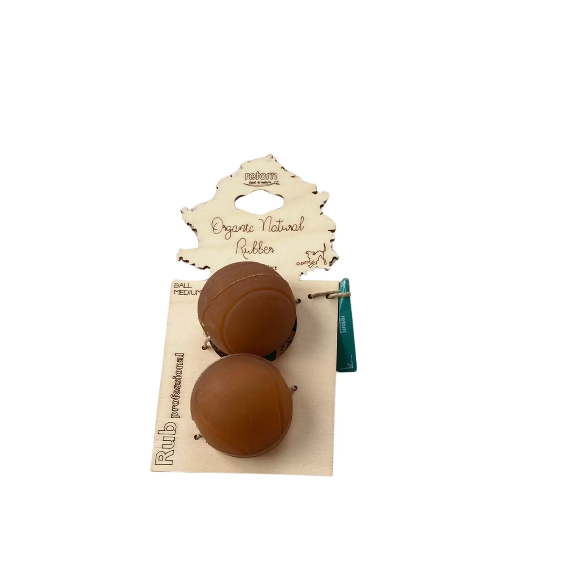 Naturkautschuk Ball M – befüllbares Hundespielzeug zum Spielen und Apportieren
