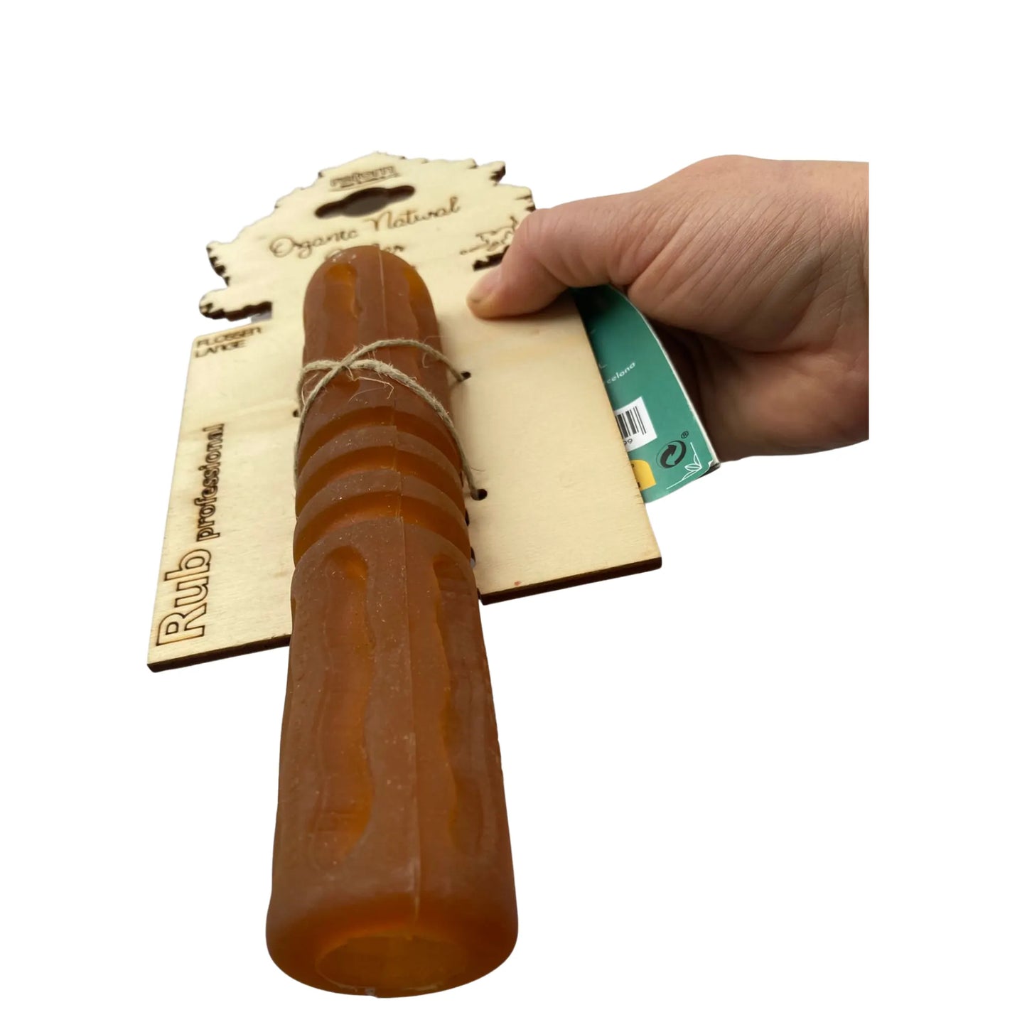 Detailansicht Naturkautschuk Flosser mit strukturierter Oberfläche
