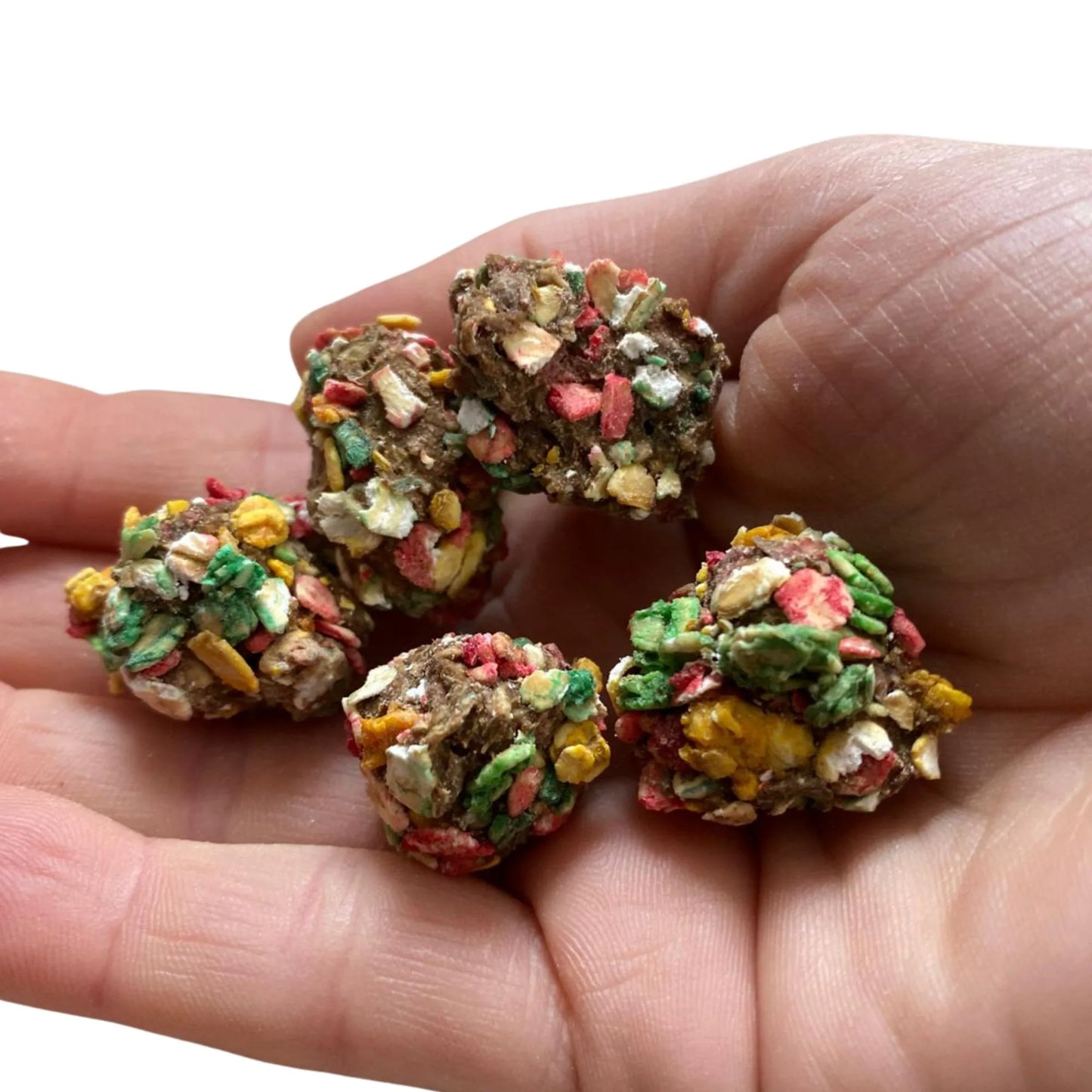 Hundesnack Woofmas Balls – Größe und Textur der Snackkugeln
